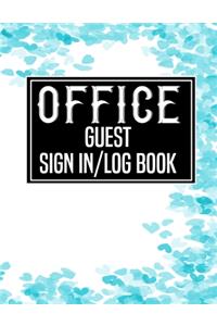Office Guest Sign in Log Book