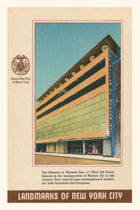 Vintage Journal Old MoMA Building, New York City