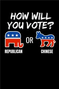 How Will You Vote? Republican or Chinese