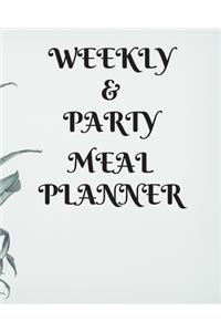 Weekly Meal & Party Planner