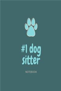 #1 dog sitter notebook