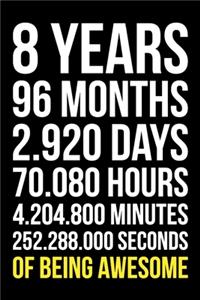 8 Years of Being Awesome