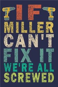 If MILLER Can't Fix It We're All Screwed