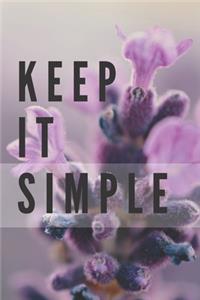 Keep It Simple Notebook