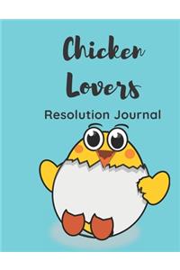 Chicken Lovers Resolution Journal