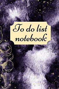To do list Notebook