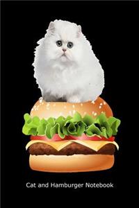 Cat And Hamburger Notebook