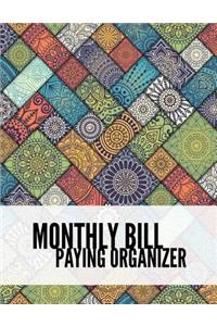 Monthly Bill Paying Organizer