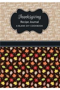 Thanksgiving Recipe Journal