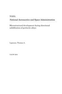 Microstructural Development During Directional Solidification of Peritectic Alloys