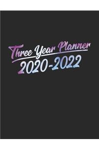 Three Year Planner 2020-2022