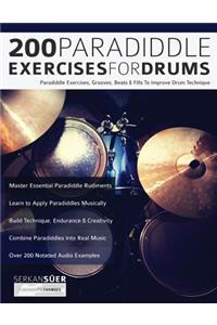 200 Paradiddle Exercises for Drums