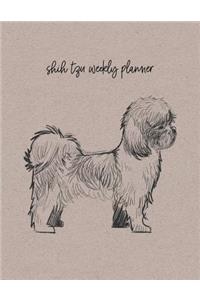 Shih Tzu Weekly Planner