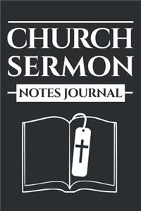 Church Sermon Notes Journal