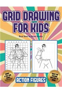 Best how to draw books (Grid drawing for kids - Action Figures)