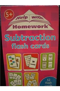 Subtraction 5+ Flash Cards