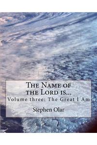 Name of the Lord is...
