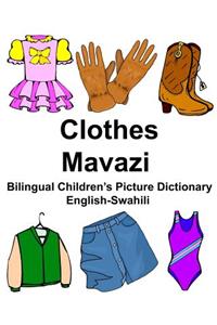 English-Swahili Clothes/Mavazi Bilingual Children's Picture Dictionary Kamusi ya Picha ya Watoto ya Lugha mbili