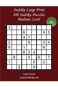 Sudoku Large Print - Medium Level - N°4