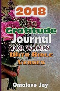 2018 Gratitude Journal for Women with Bible Verses