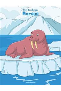 Livre de coloriage Morses 1