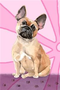 Bullet Journal Notebook for Dog Lovers, French Bulldog Sitting Pretty 3