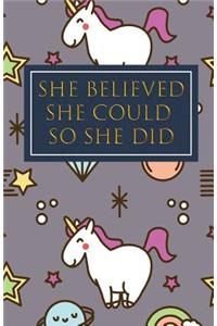 She Believed She Could So She Did