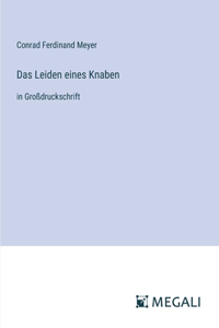 Leiden eines Knaben