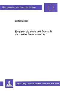 Englisch ALS Erste Und Deutsch ALS Zweite Fremdsprache