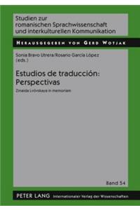 Estudios de Traducción: Perspectivas