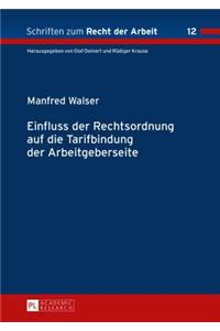 Einfluss der Rechtsordnung auf die Tarifbindung der Arbeitgeberseite