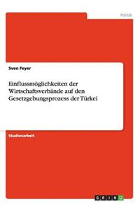 Einflussmöglichkeiten der Wirtschaftsverbände auf den Gesetzgebungsprozess der Türkei