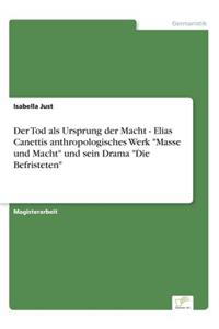 Tod als Ursprung der Macht - Elias Canettis anthropologisches Werk "Masse und Macht" und sein Drama "Die Befristeten"