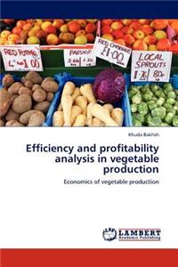 Efficiency and profitability analysis in vegetable production