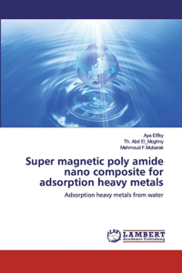 Super magnetic poly amide nano composite for adsorption heavy metals