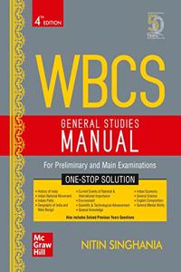 WBCS General Studies Manual - For Preliminary and Main Examinations (English, 4th Edition)