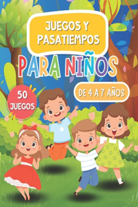 Juegos Y Pasatiempos Para Niños de 4 a 7 Años