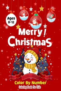 Merry Christmas Color By Number