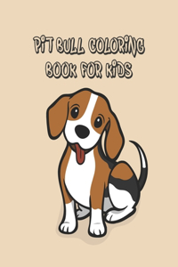 Pit Bull Coloring Book for Kids