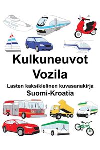 Suomi-Kroatia Kulkuneuvot/Vozila Lasten kaksikielinen kuvasanakirja