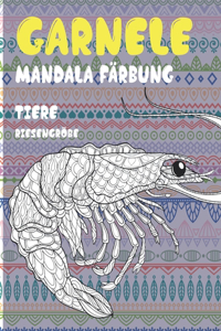 Mandala Färbung - Riesengröße - Tiere - Garnele