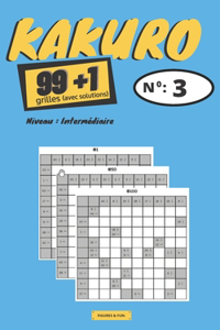 KAKURO 99+1 grilles (No 3) - Niveau