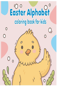 Easter Alphabet Coloring Book For Kids
