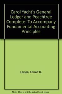 Carol Yacht's General Ledger & Peachtree Complete 2004