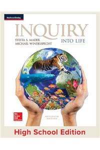 Mader, Inquiry Into Life, 2017, 15e, Student Edition, Reinforced Binding