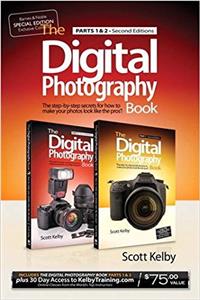 Digital Photography Book, Parts 1 and 2 with 1 Month of Access to Kelby Training, B&N