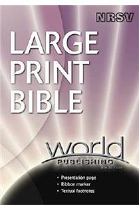 Large Print Bible-NRSV