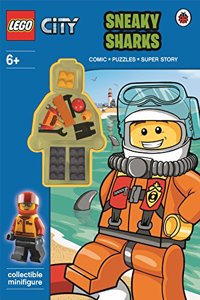 LEGO CITY: Sneaky Sharks Activity Book with Minifigure