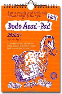 Dodo Wall Acad-Pad 2016 - 2017 Mid Year Calendar, Academic Year, Week to View