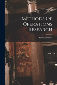 Methods Of Operations Research